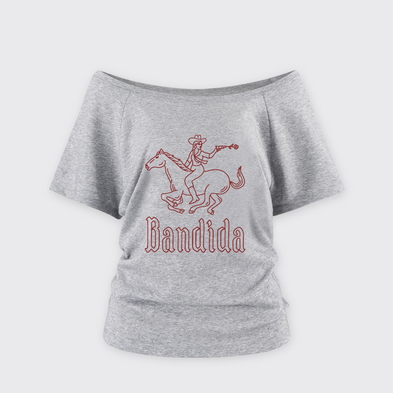 Fearless Rider Cowgirl Off Shoulder Top