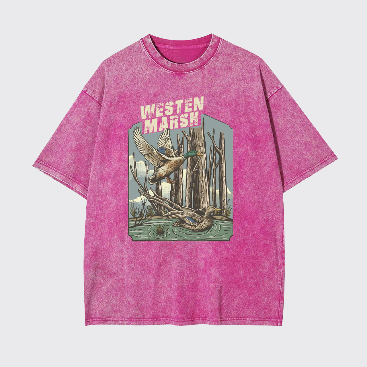 Western Marsh Wildlife Garment-dye Tees