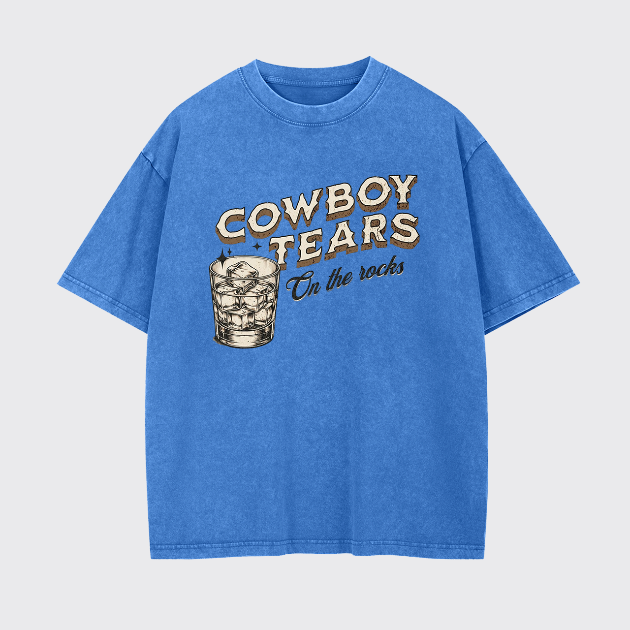 Cowboy Tears On The Rocks Garment-dye Tees