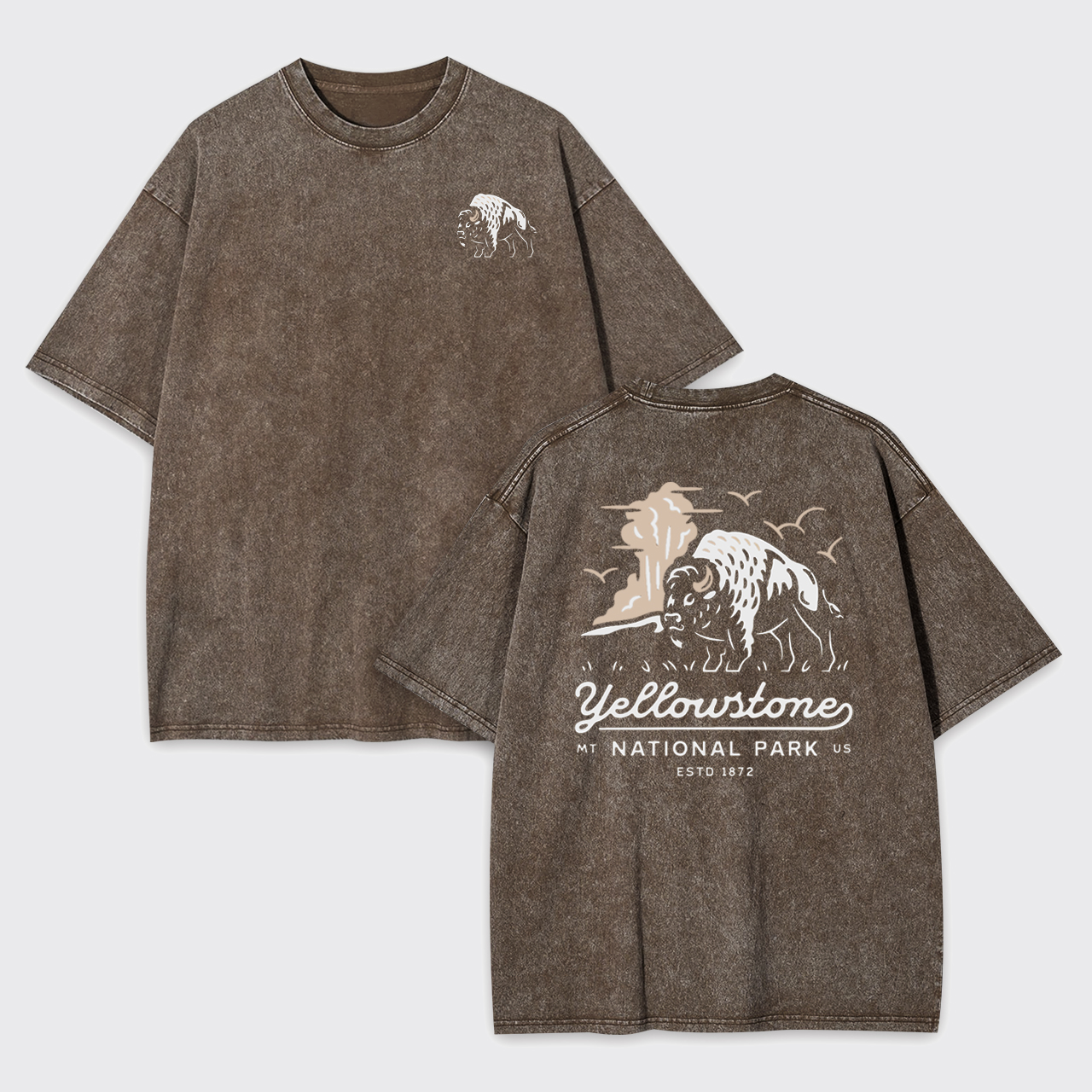 Yellowstone National Park Garment-dye Tees