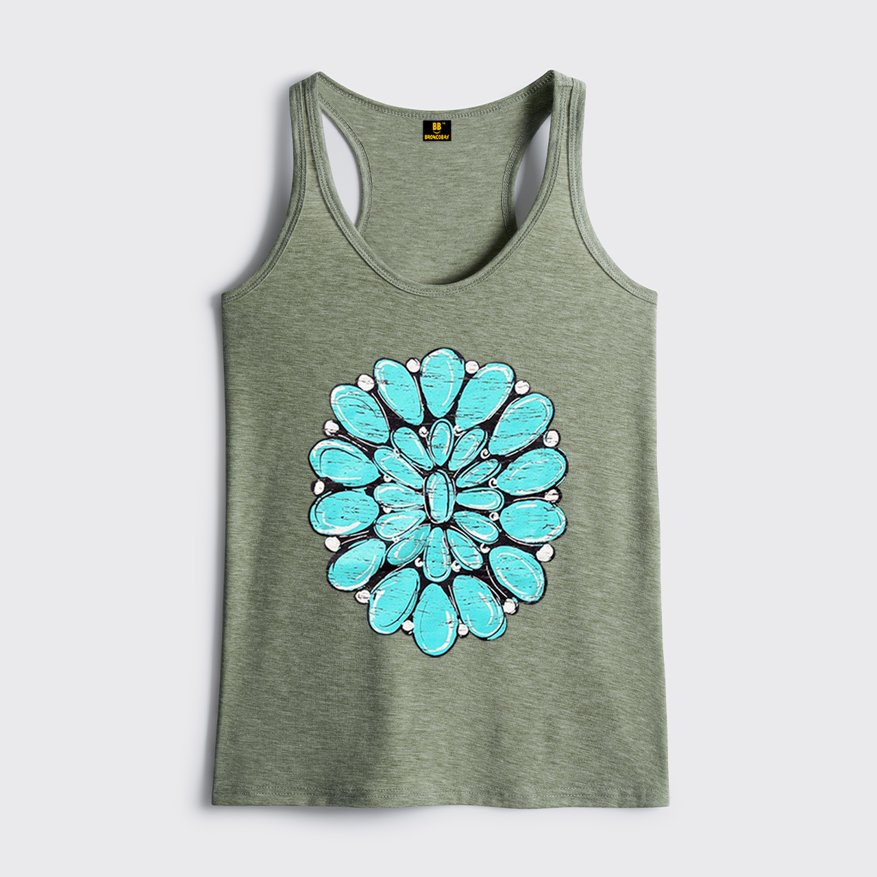 Turquoise Stone Country Music Classic Tanks