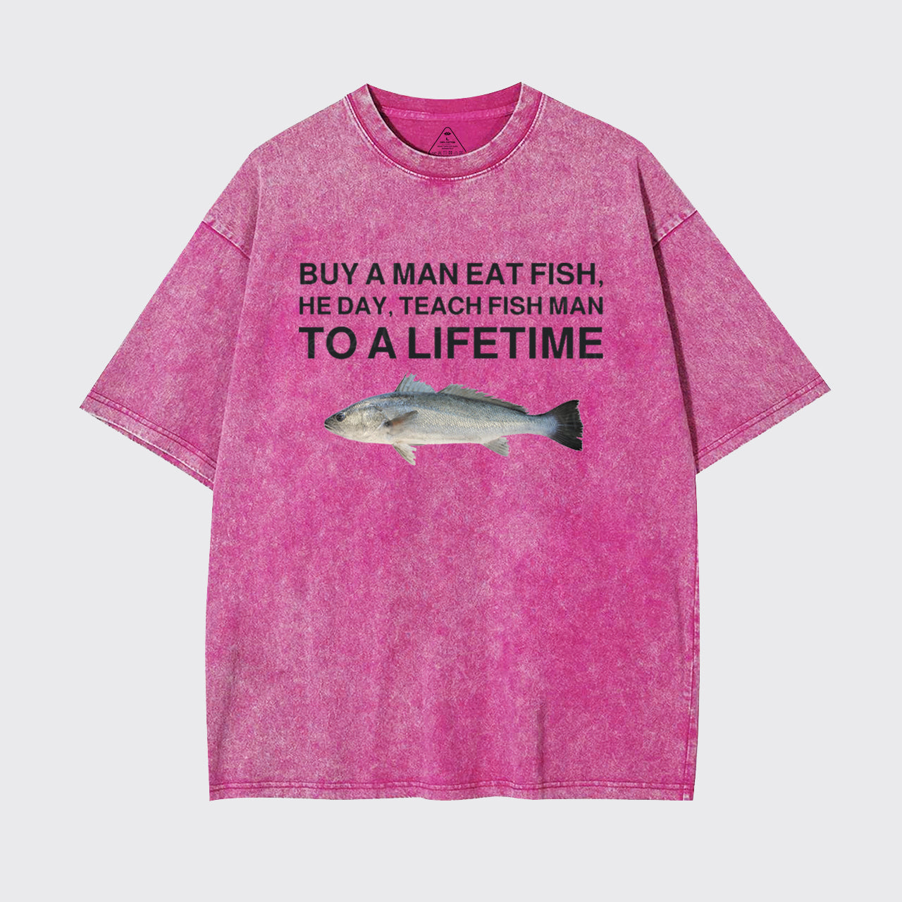 Buy A Man Eat Fish Garment-dye Tees