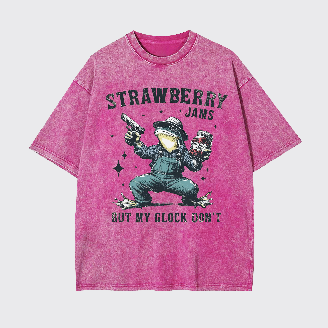 Sarcastic Strawberry Jams Garment-dye Tees
