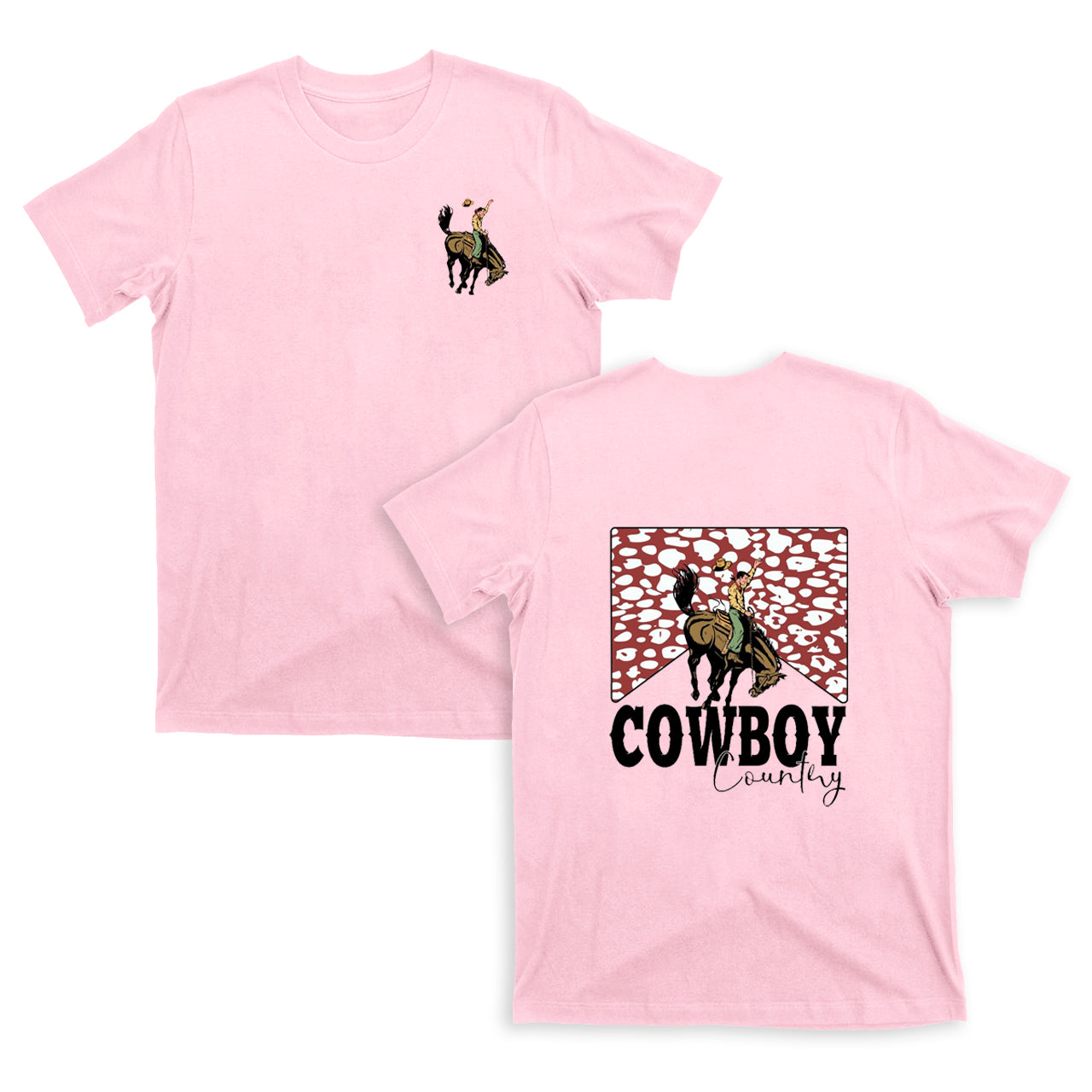 Cowboy Country Leopard Print T-Shirts
