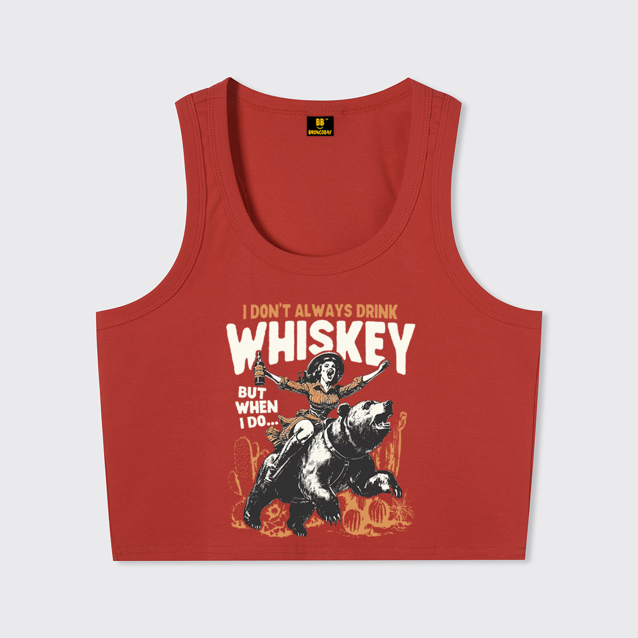 Funny Western Girl Whiskey Tank Top