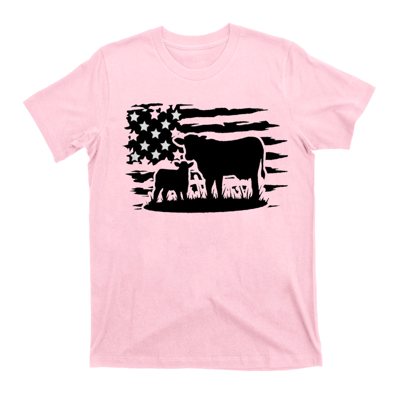 USA Cow Farm Cowboybay T-Shirts