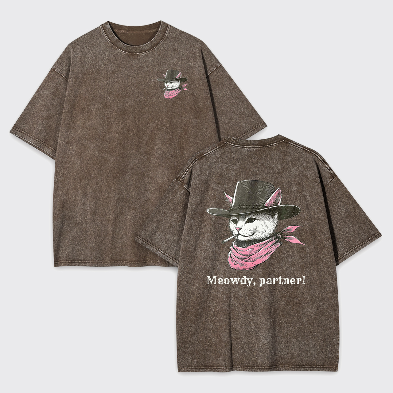 Meowdy Partner Garment-dye Tees