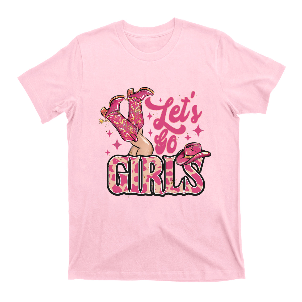 Let's Go Girls Westner Cowgirl  T-shirt
