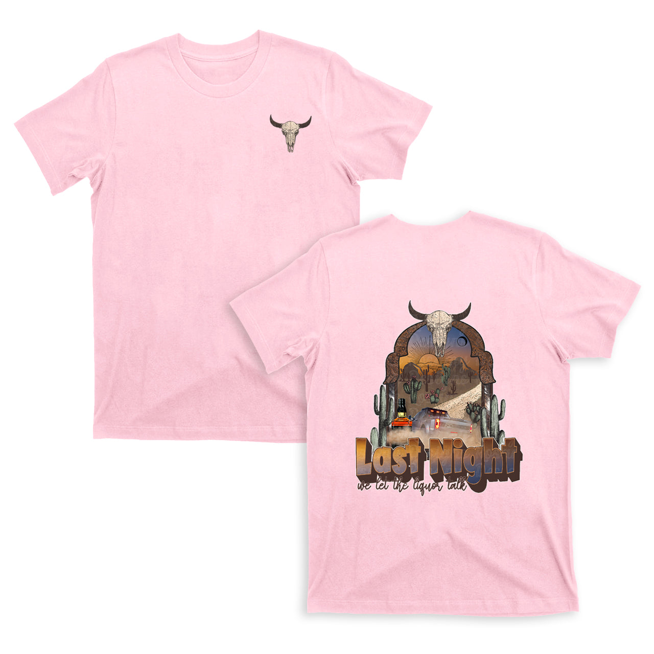 We Let the Light Talk Last Night Cowboy T-Shirts