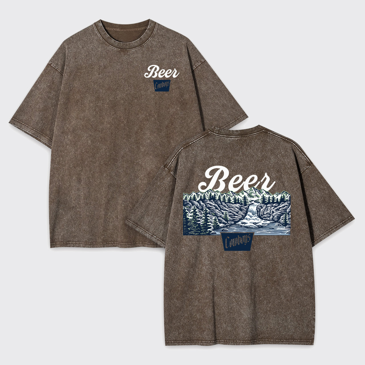 Beer Cowboys Garment-dye Tees