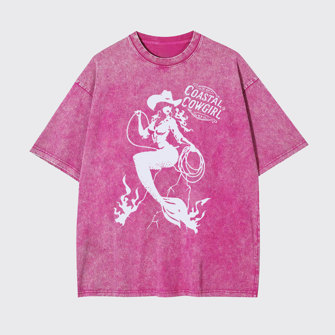 Coastal Cowgirl Mermaid Garment-dye Tees