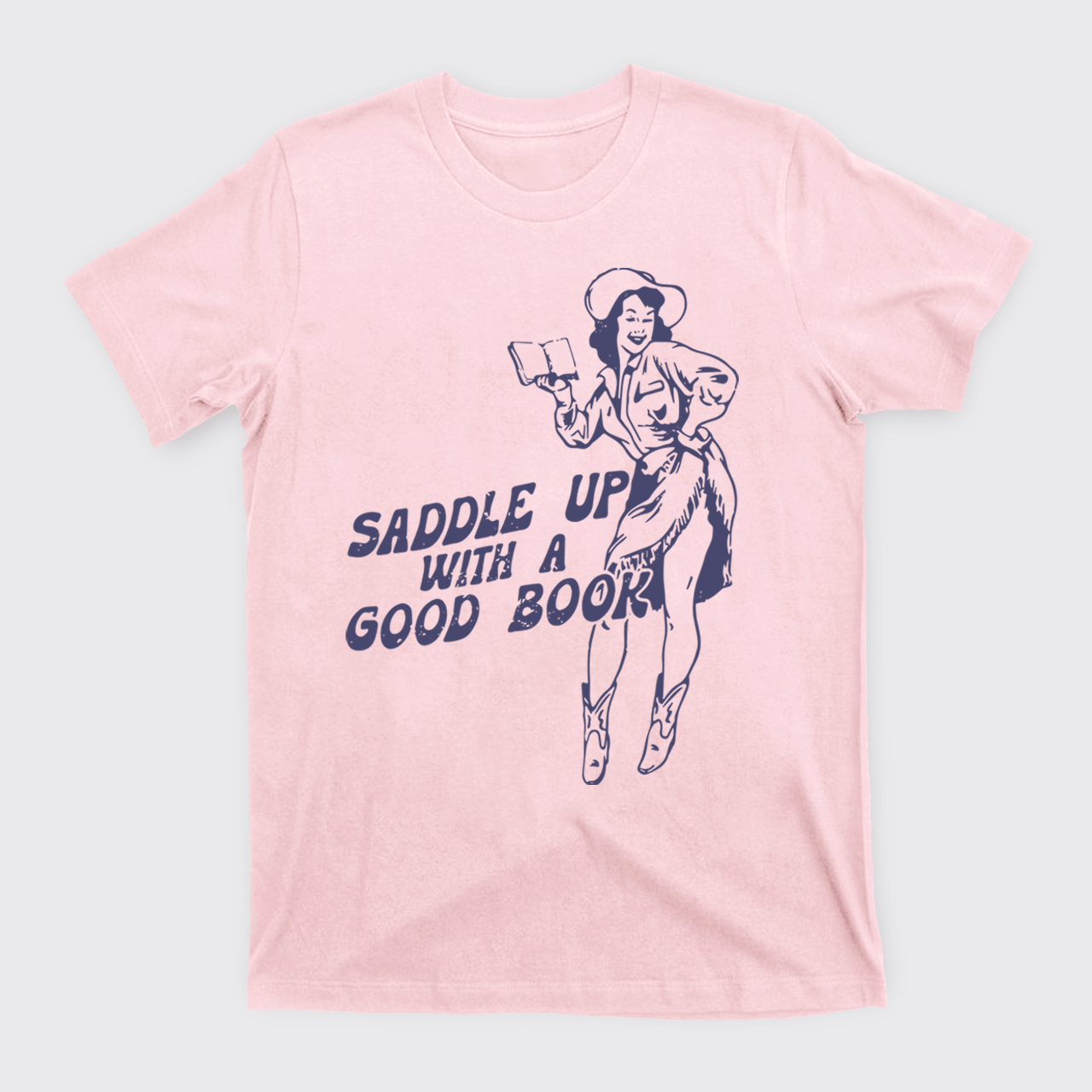 Retro Western Country Bookish Cowgirl T-Shirts