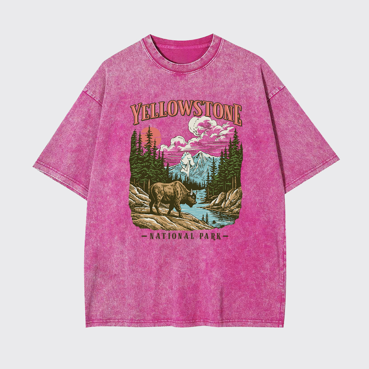 Vintage Yellowstone National Park Garment-dye Tees