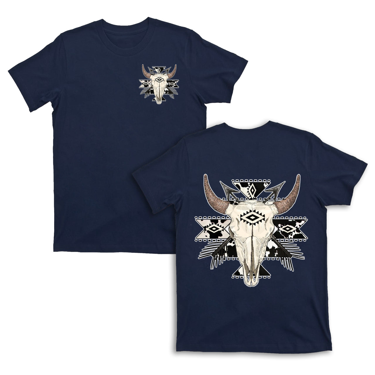 Cowboy Western Mysterious Color double sided T-Shirts