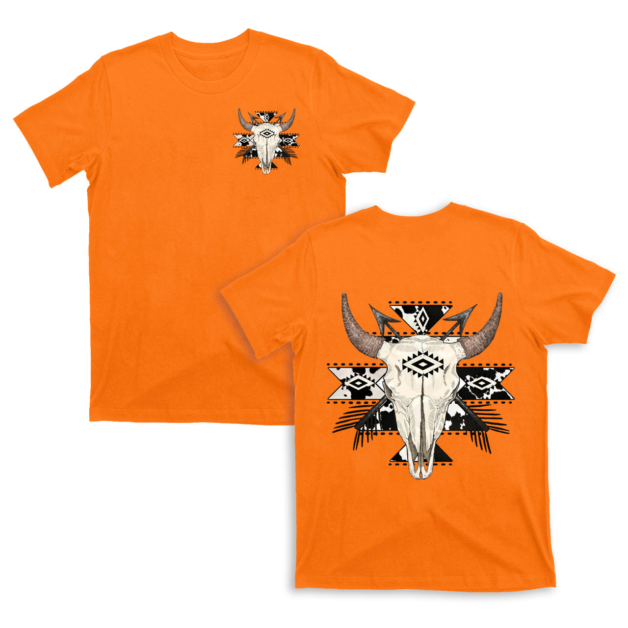 Cowboy Western Mysterious Color double sided T-Shirts