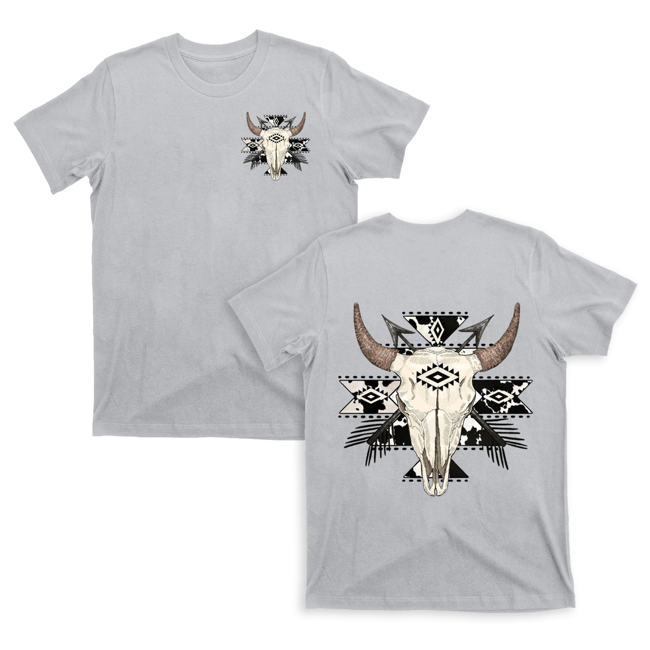 Cowboy Western Mysterious Color double sided T-Shirts