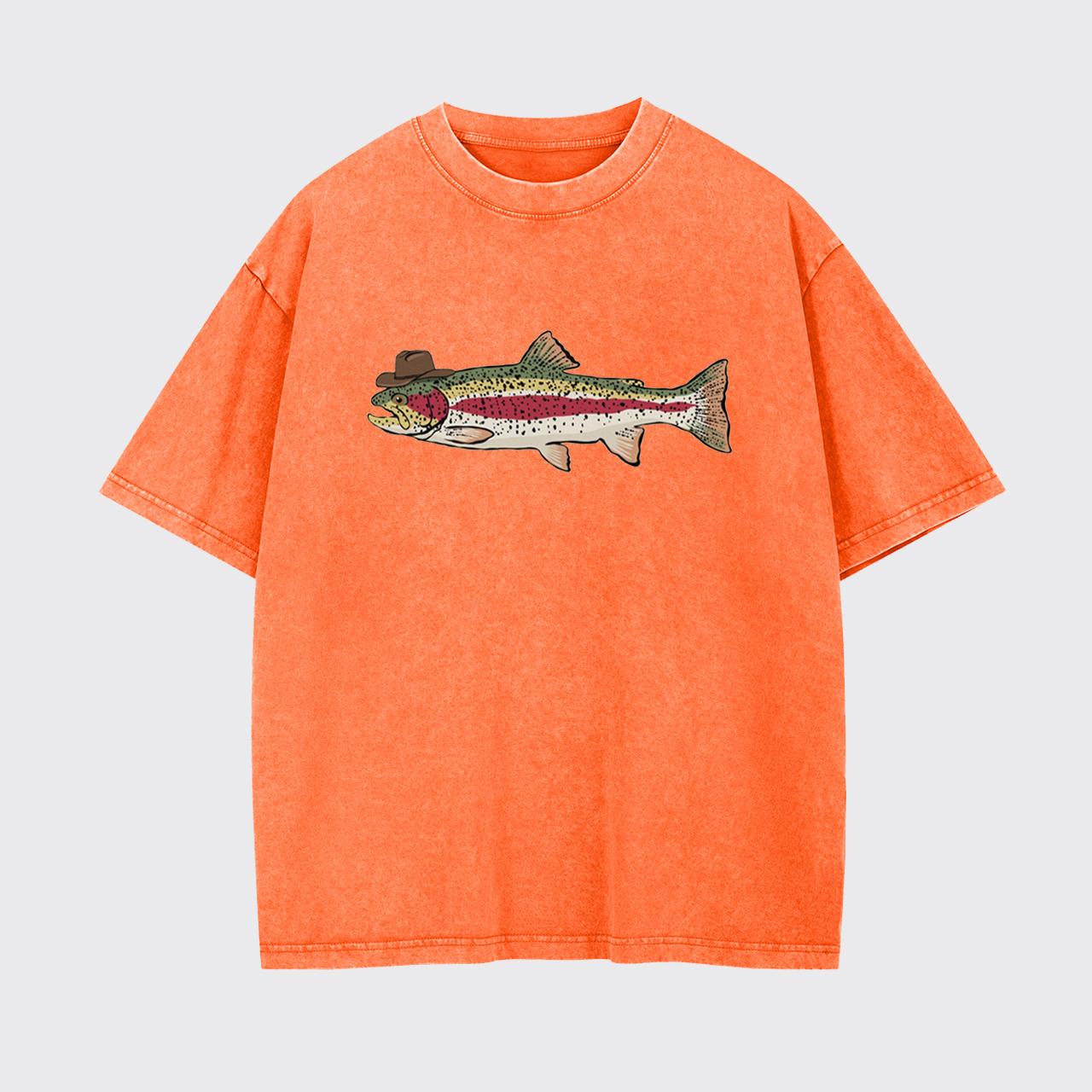 Cowboy Trout Western Fishing Garment-dye Tees