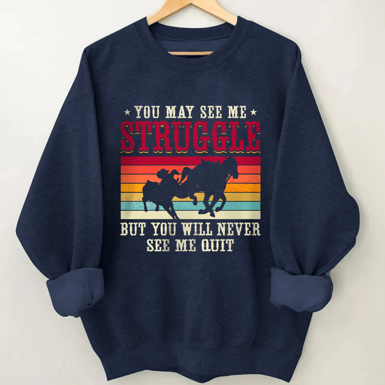 Cowboys Funny Steer Wrestlers Sweatshirt