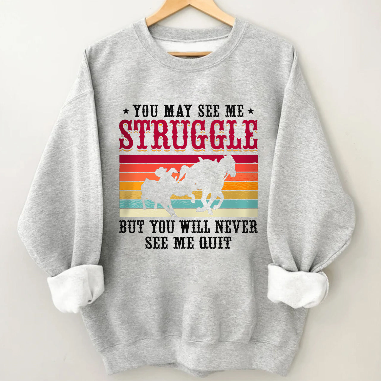 Cowboys Funny Steer Wrestlers Sweatshirt