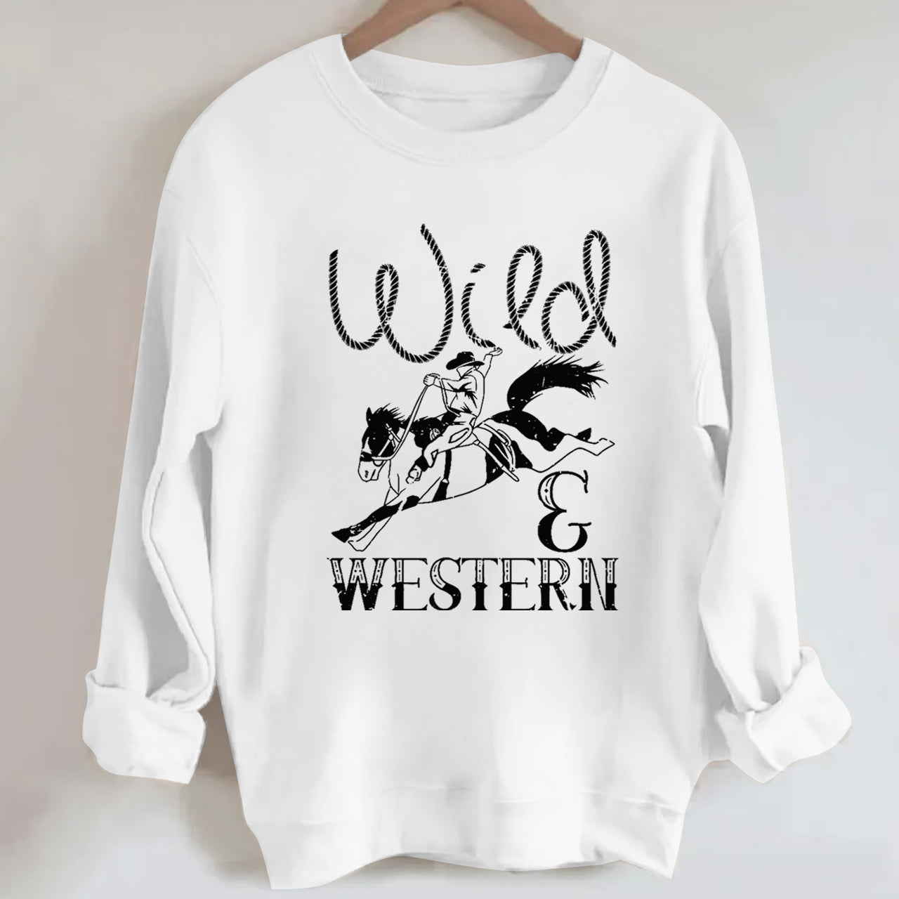 Cowboy Funny Bareback Rider Sweatshirt