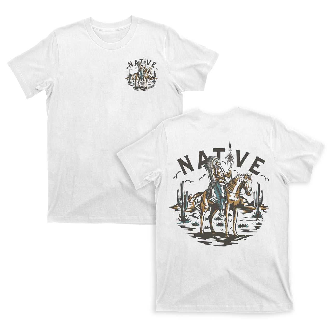 Cowboy Sacred Nature Tribe T-shirts