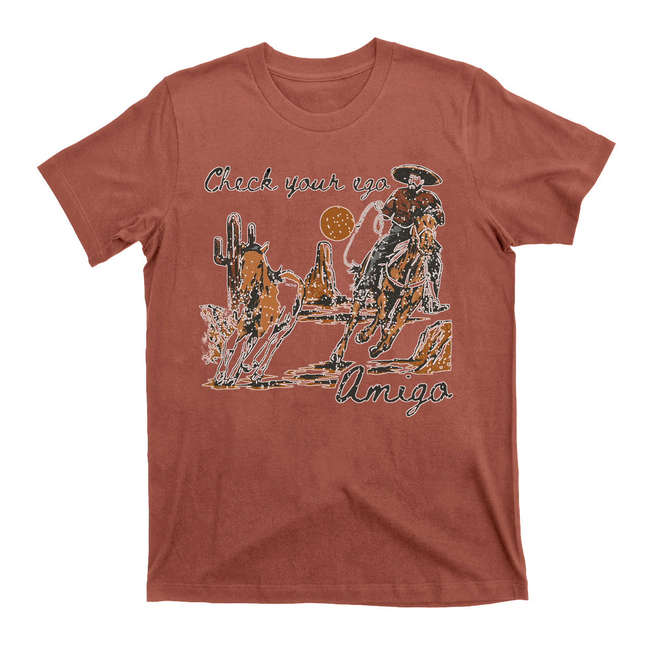 CowboyCheck Your Ego Amigo T-shirts
