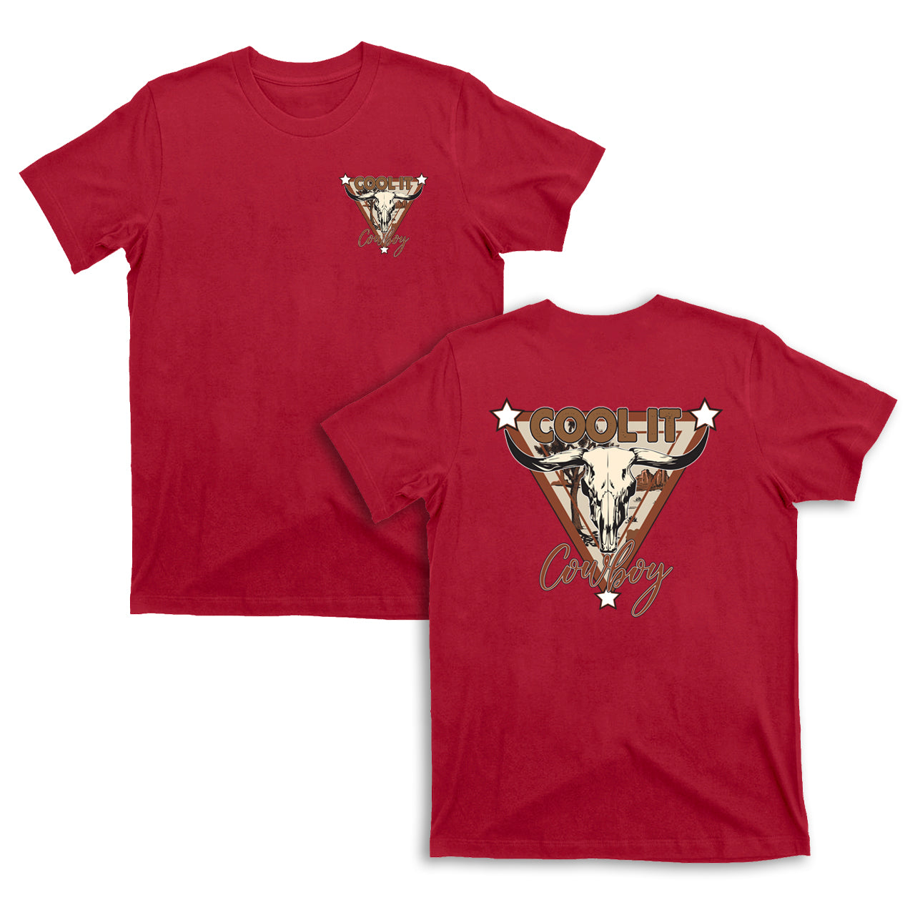 Cowboy Cool It Mysterious Triangle T-shirts