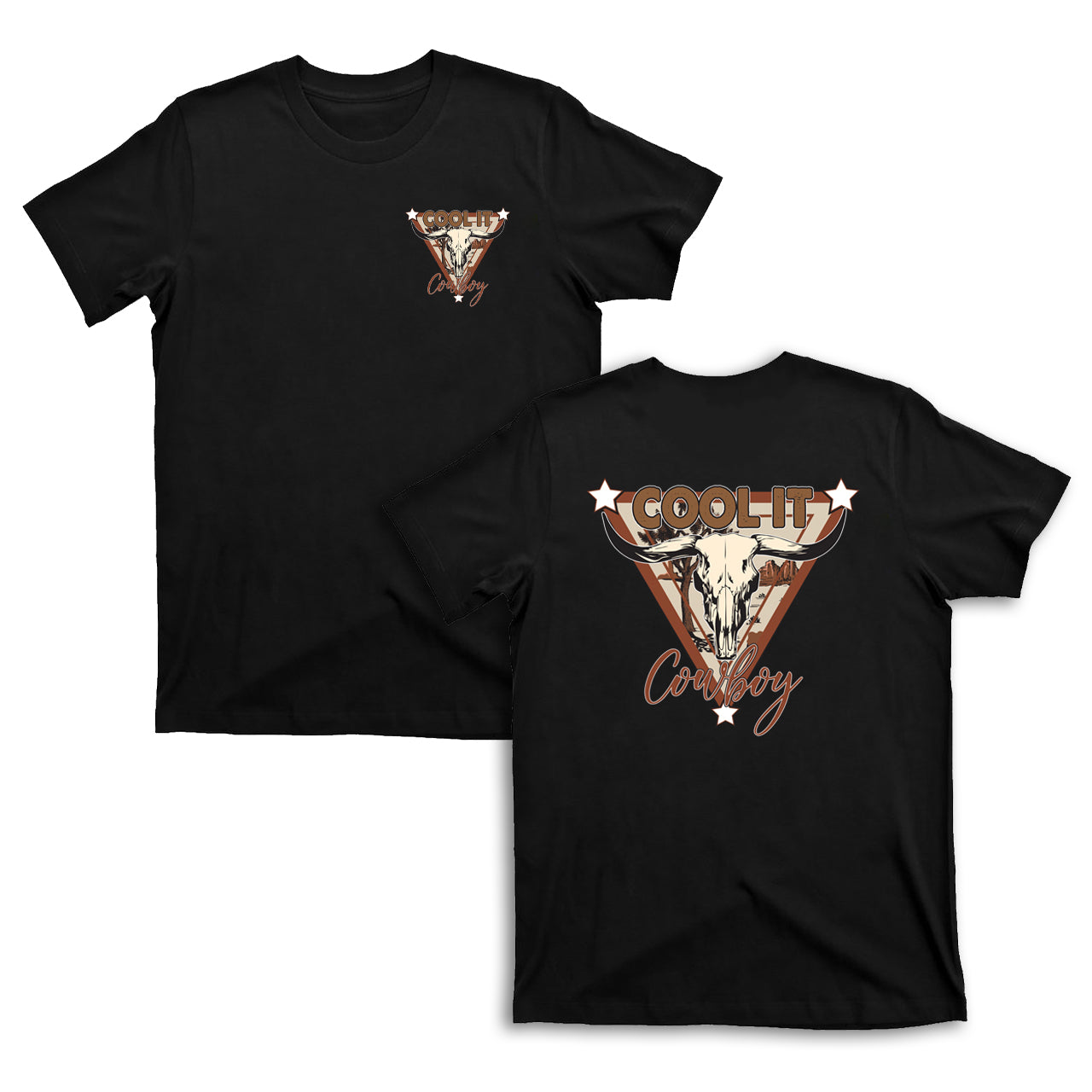 Cowboy Cool It Mysterious Triangle T-shirts