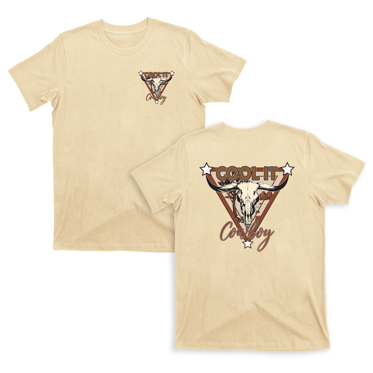 Cowboy Cool It Mysterious Triangle T-shirts
