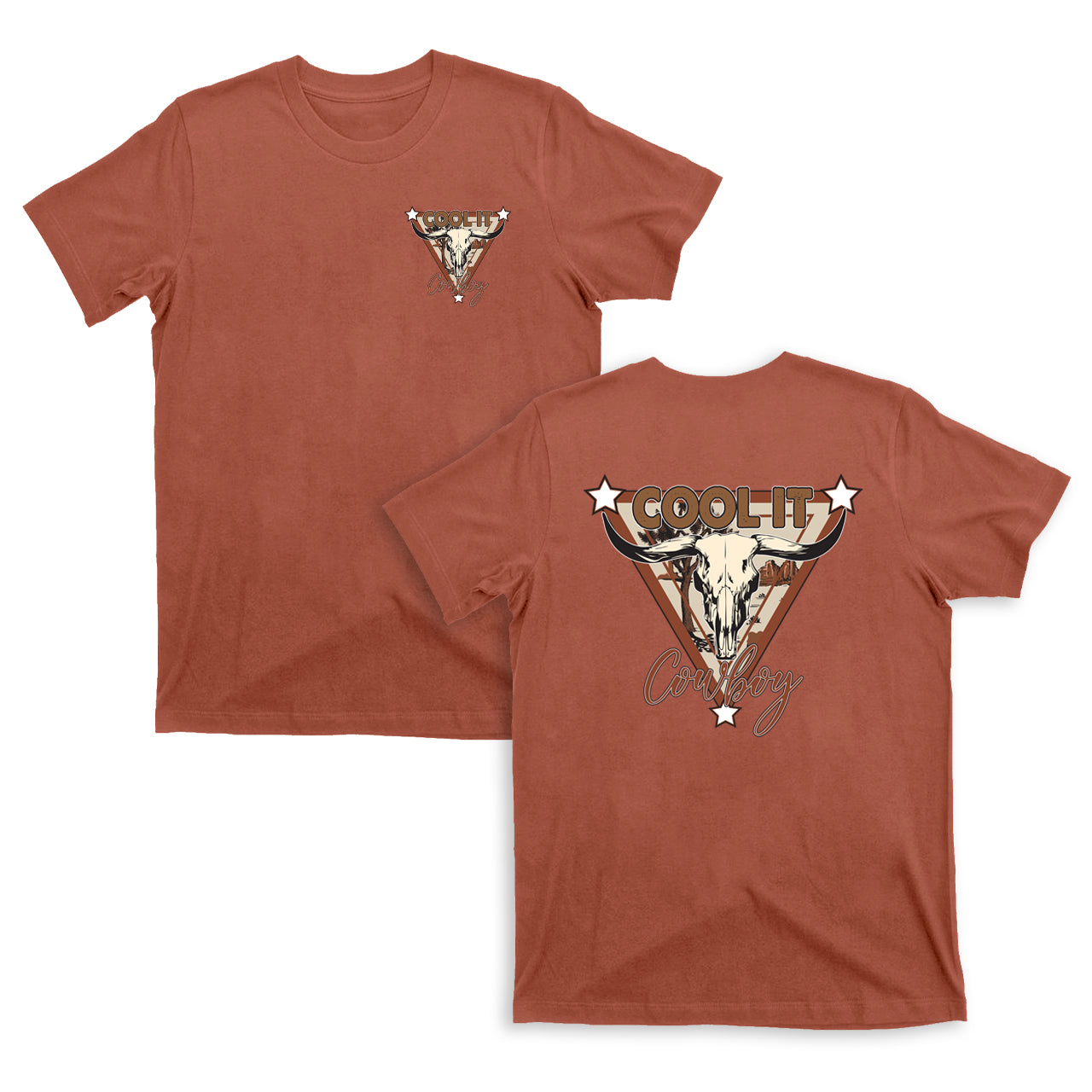 Cowboy Cool It Mysterious Triangle T-shirts