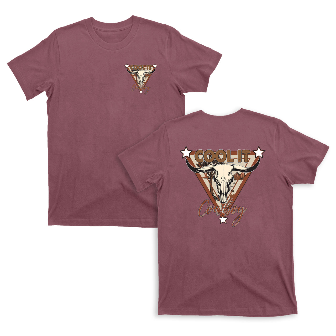 Cowboy Cool It Mysterious Triangle T-shirts