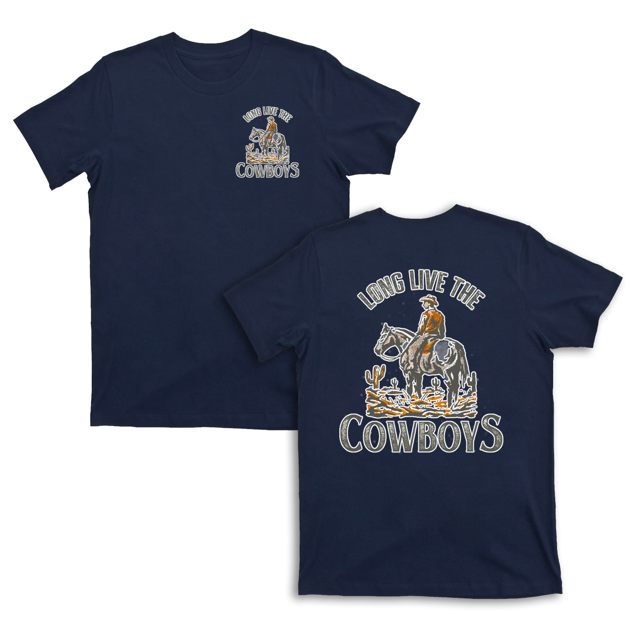 Long Live The Cowboys Horse T-shirts