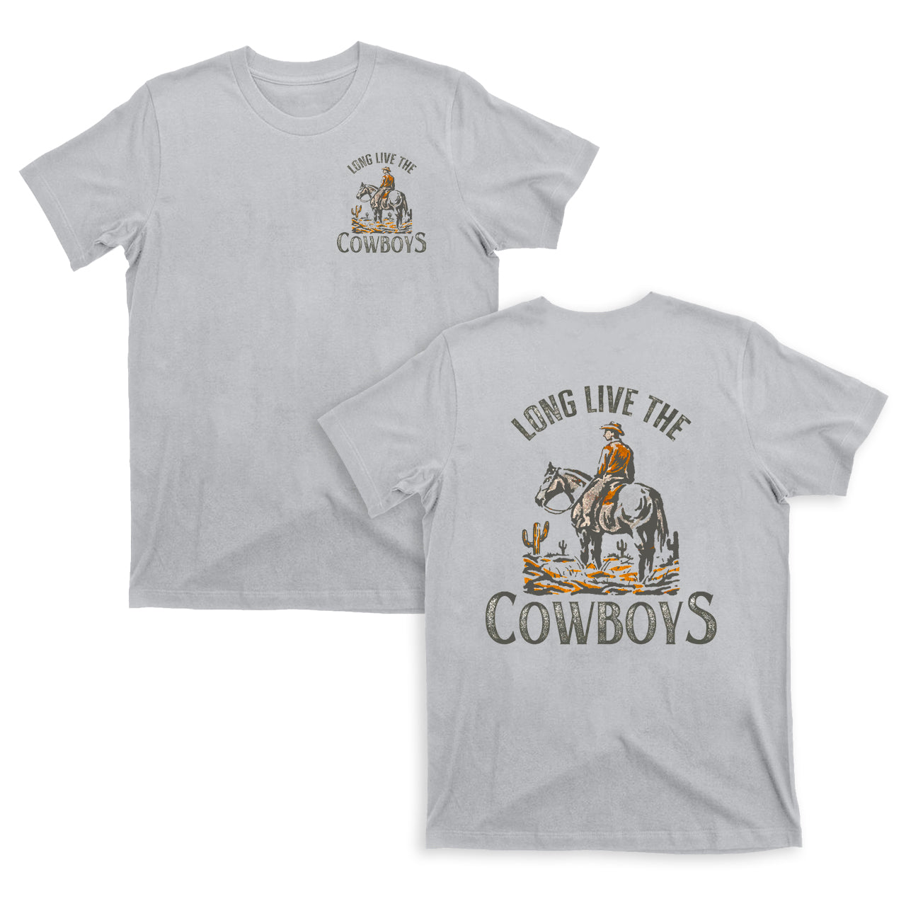 Long Live The Cowboys Horse T-shirts