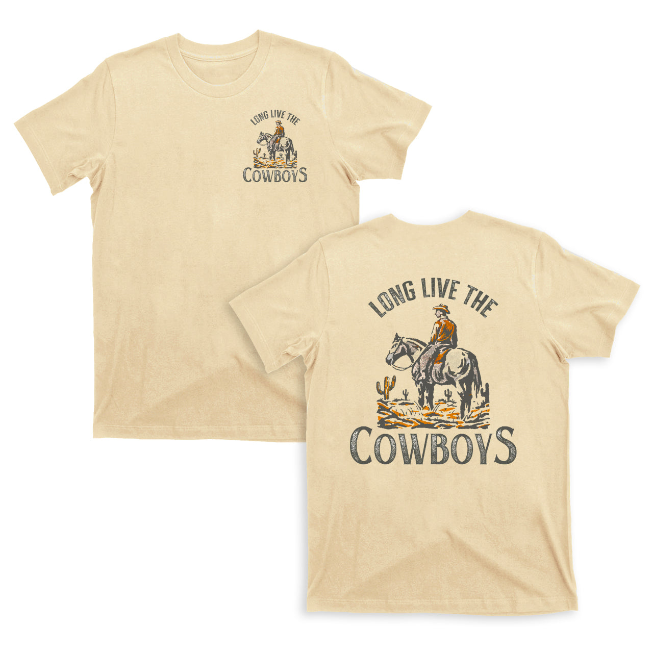 Long Live The Cowboys Horse T-shirts