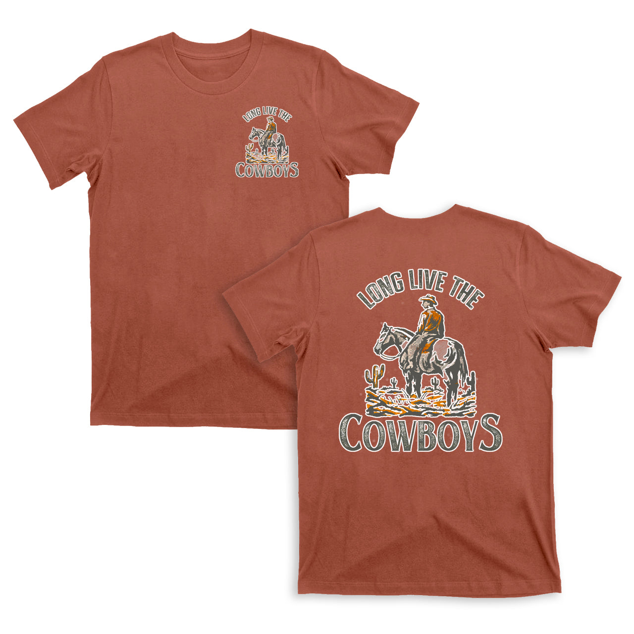 Long Live The Cowboys Horse T-shirts