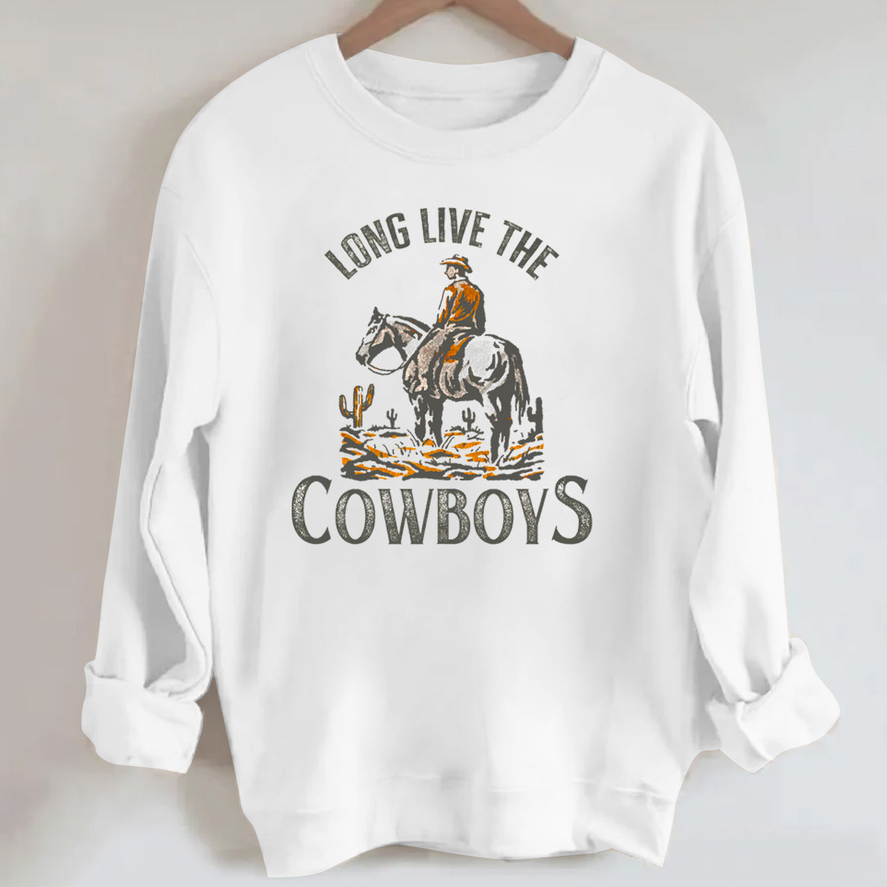 Long Live The Cowboys Horse Sweatshirt