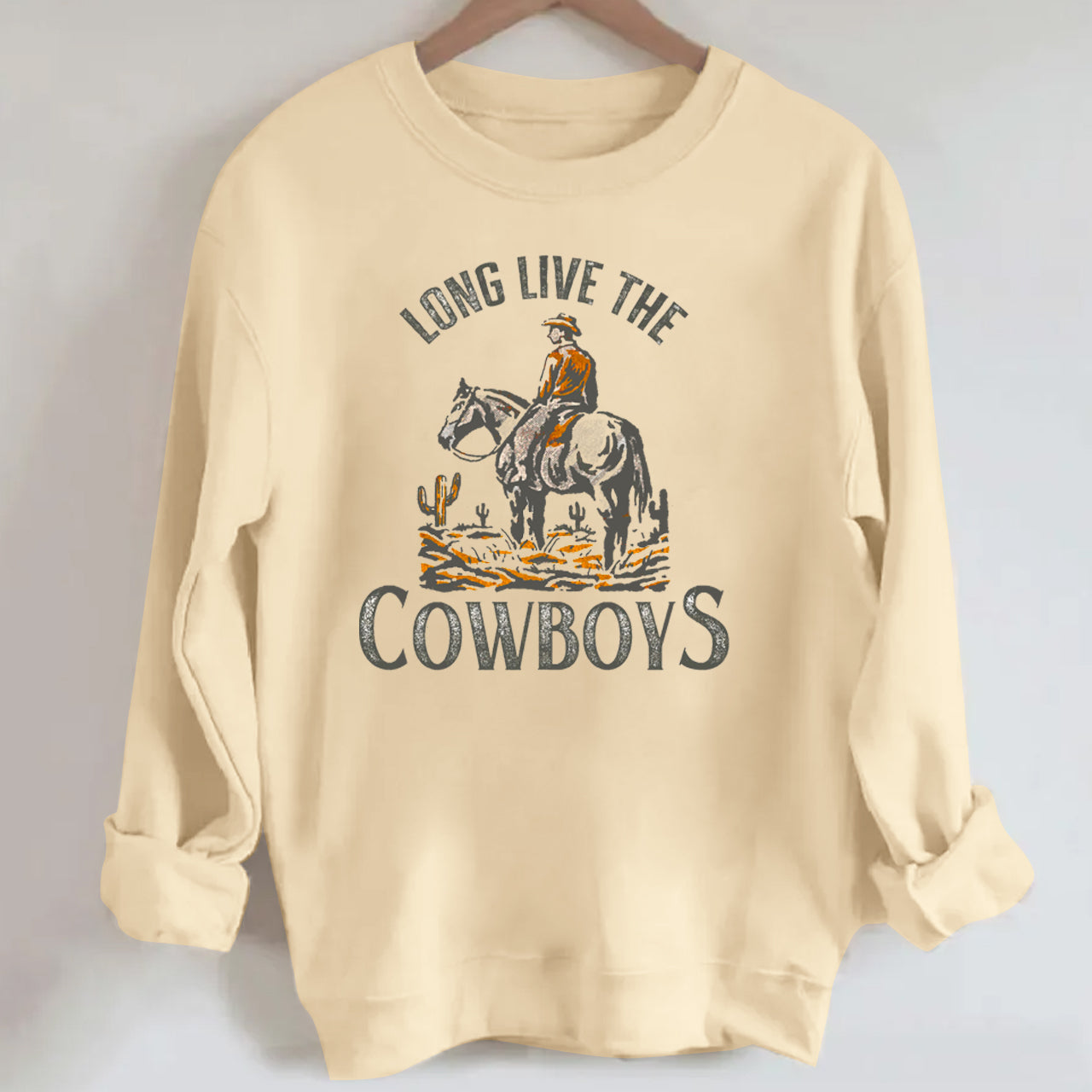 Long Live The Cowboys Horse Sweatshirt