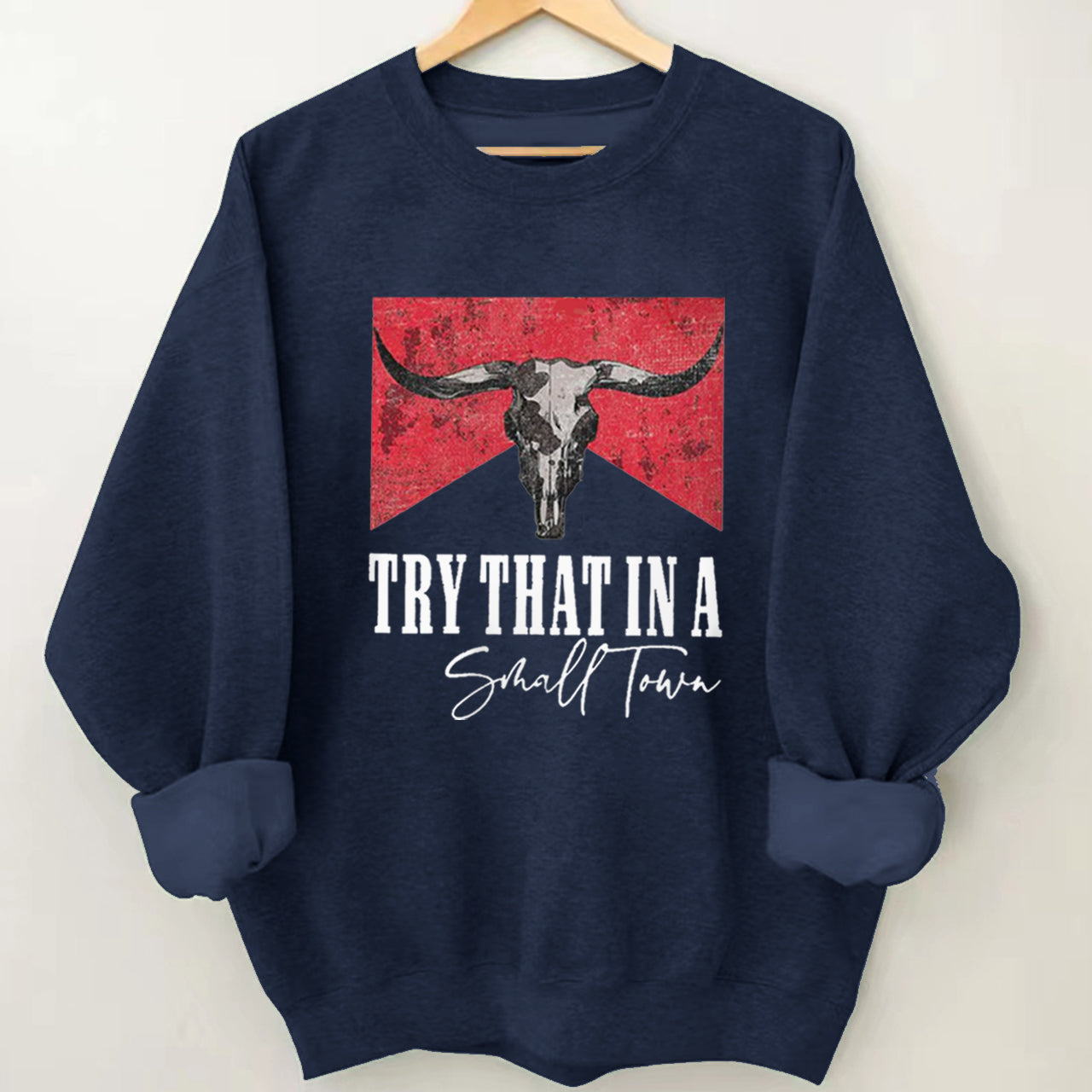 Cowboy IN A SMALL TOWN GRAPHIC Sweatshirt