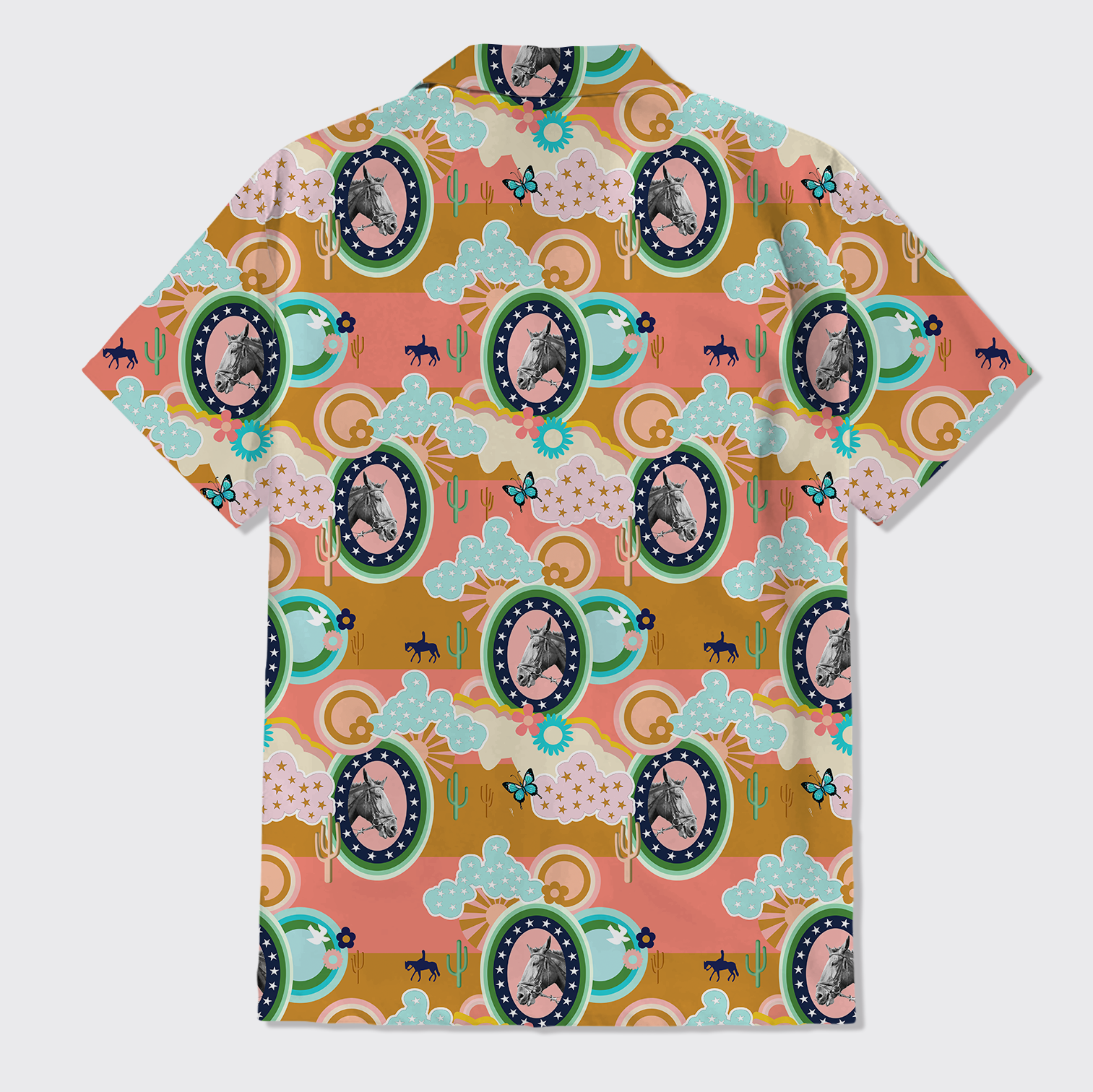 Mirror Mirror Pretty Horse Button Up Shirts