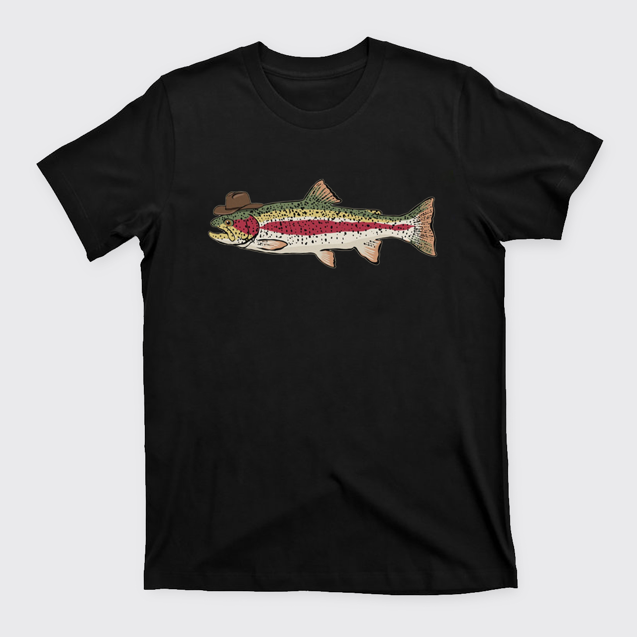 Cowboy Trout Western Fishing T-Shirts