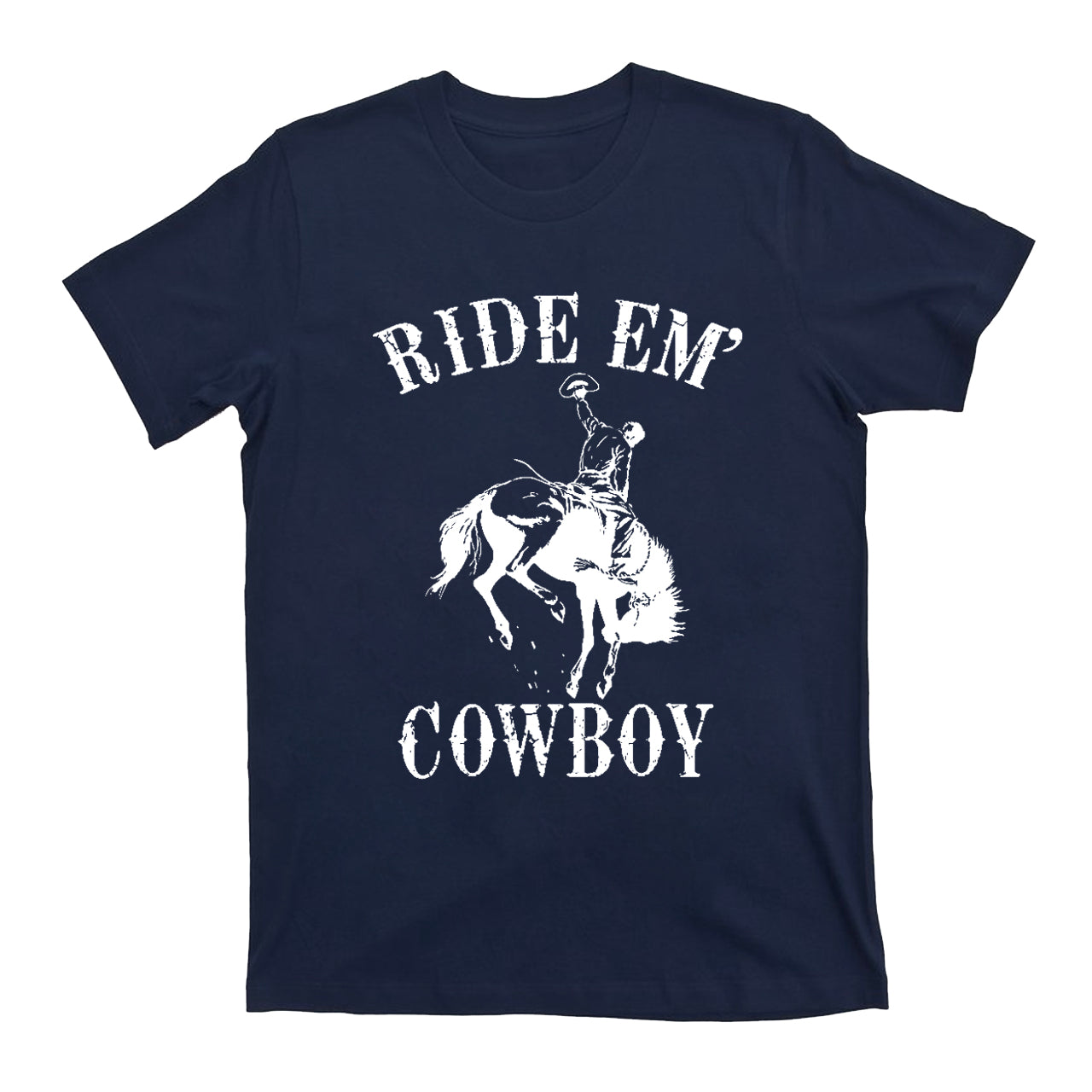 Cowboys taming wild horses EM'  T-Shirts