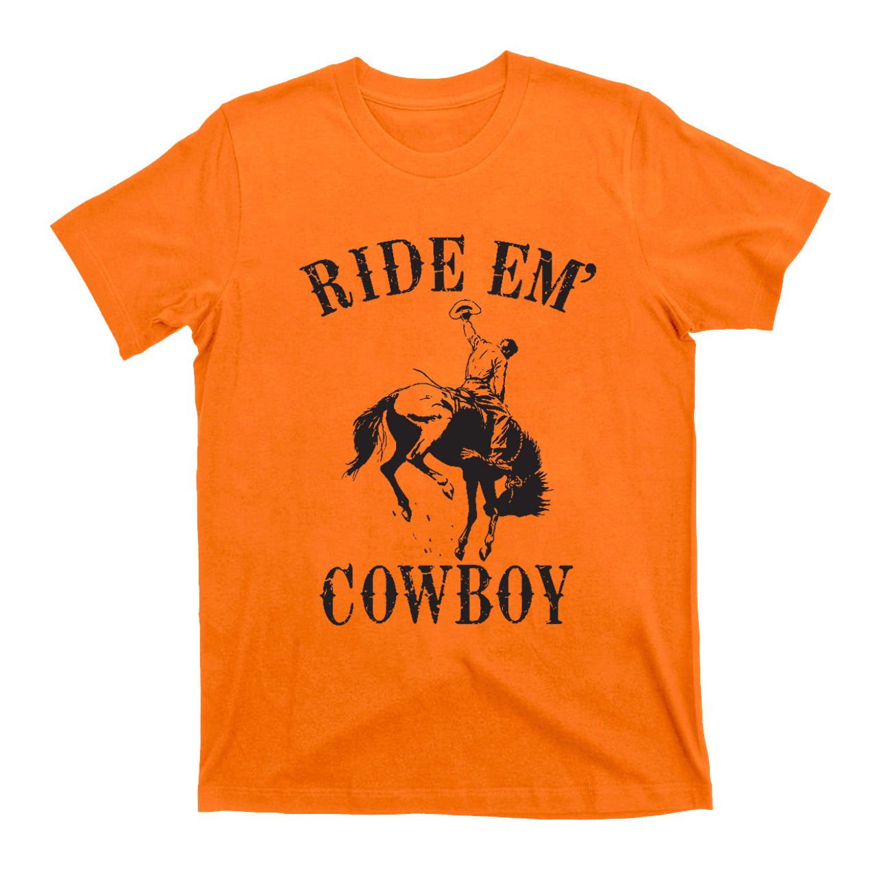 Cowboys taming wild horses EM'  T-Shirts