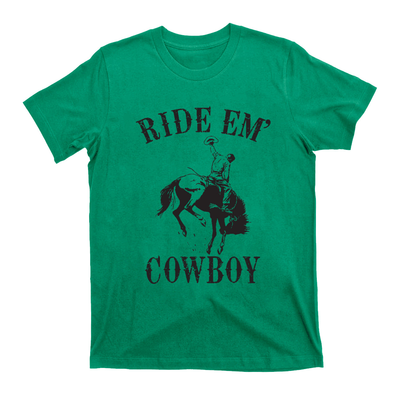 Cowboys taming wild horses EM'  T-Shirts