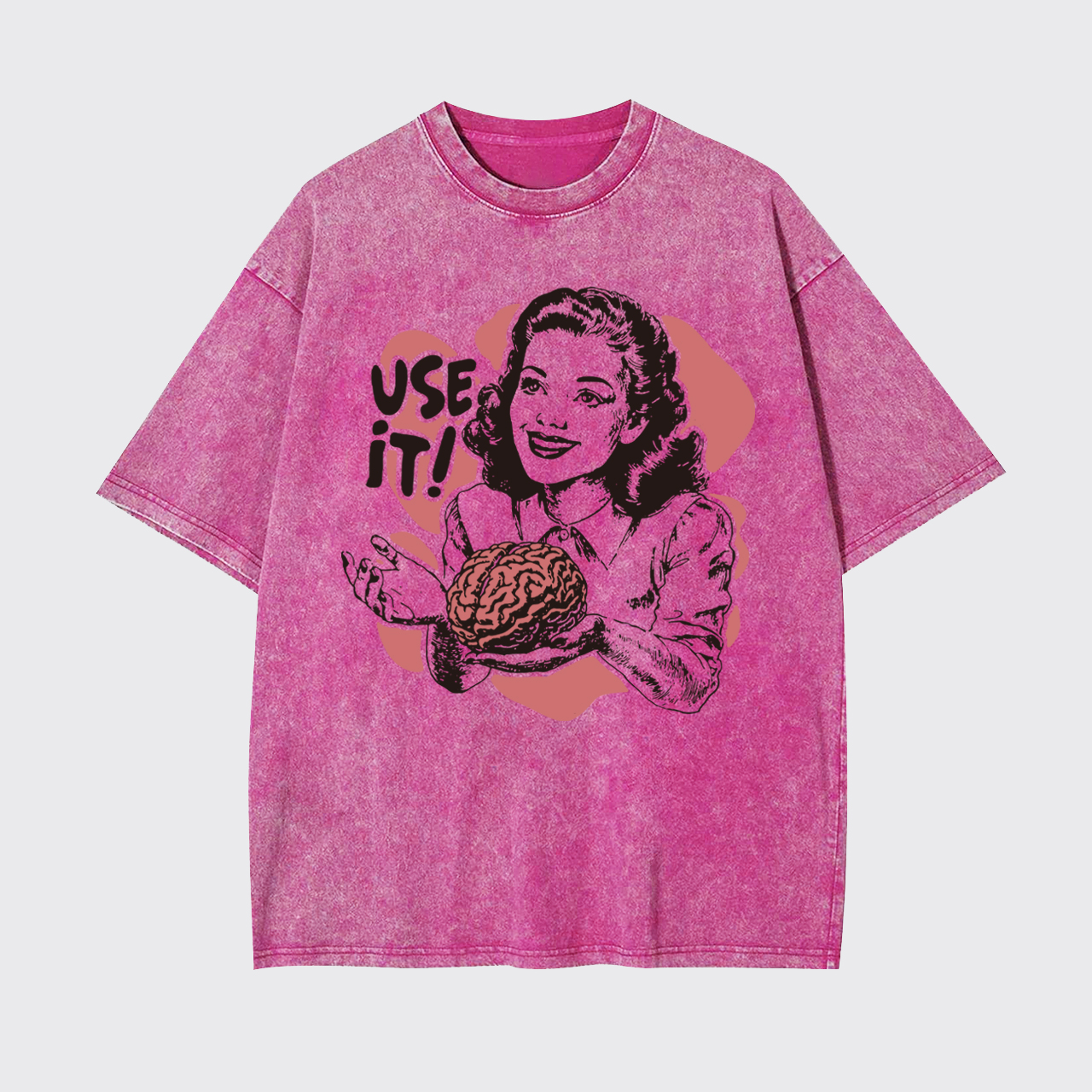 Sarcastic Use Your Brain Garment-dye Tees