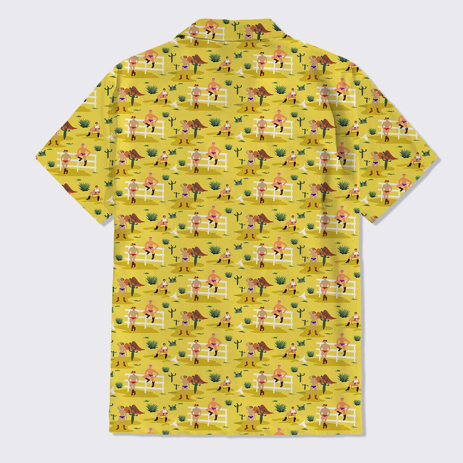 Posing Cowboy Button Up Shirts