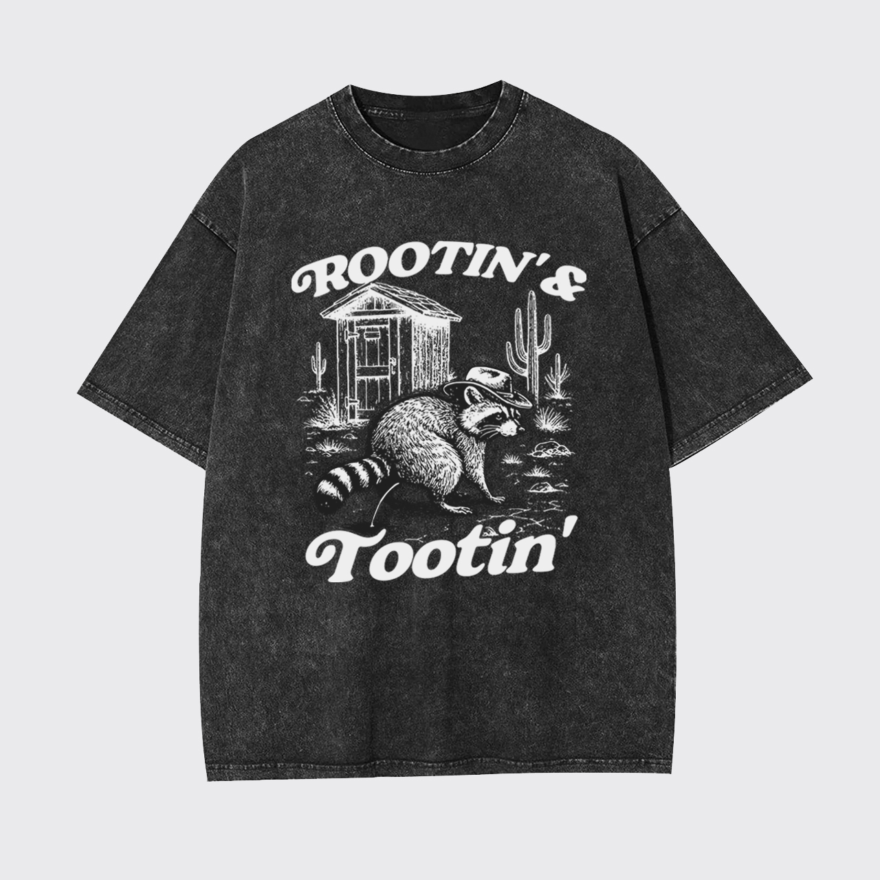 Rootin' and Tootin' Feral Cowboy Garment-dye Tees