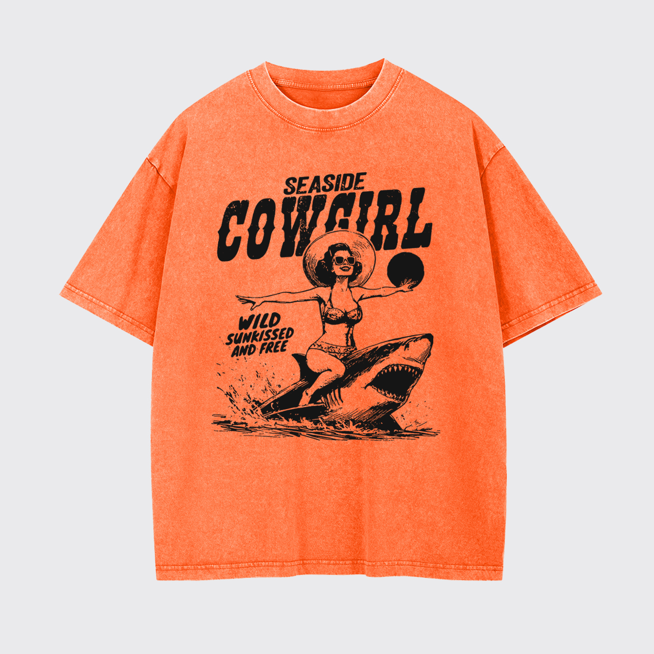 Seaside Cowgirl Wild Garment-dye Tees