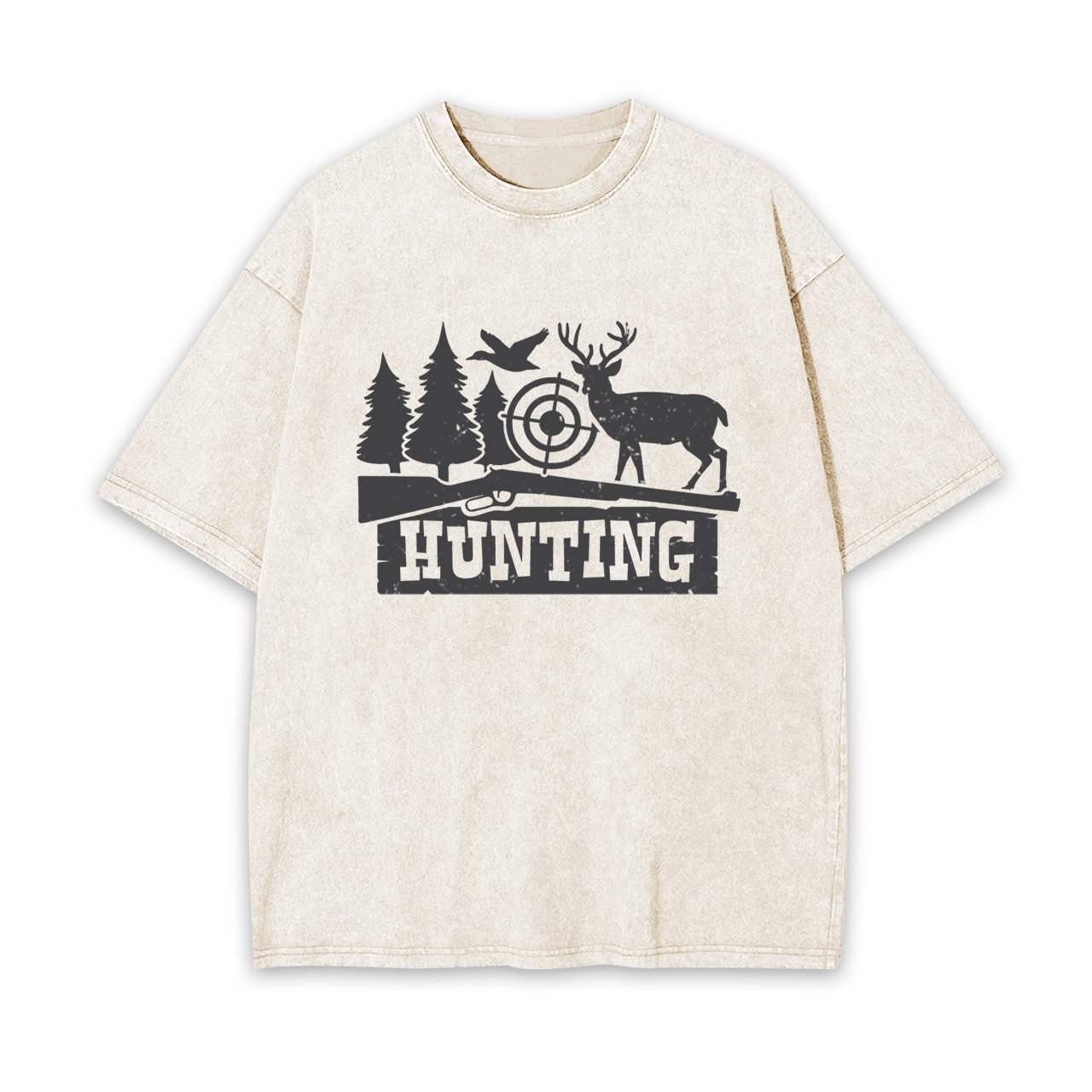Hunting And Elk Garment-dye Tees