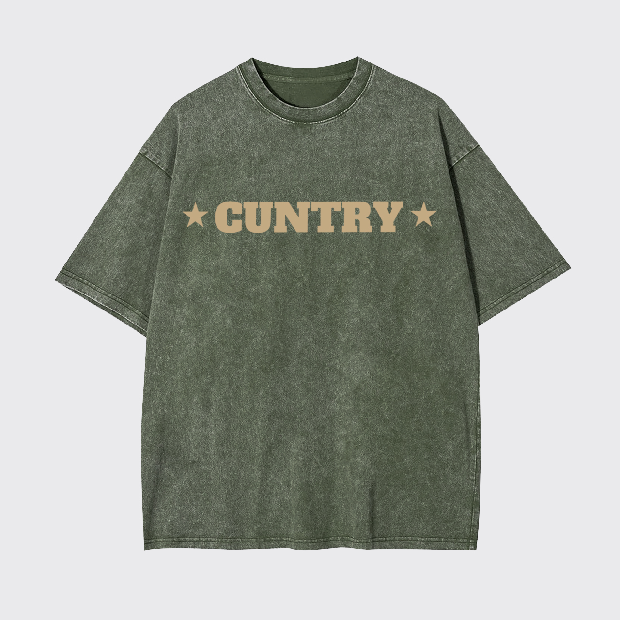 Western Cuntry Garment-dye Tees