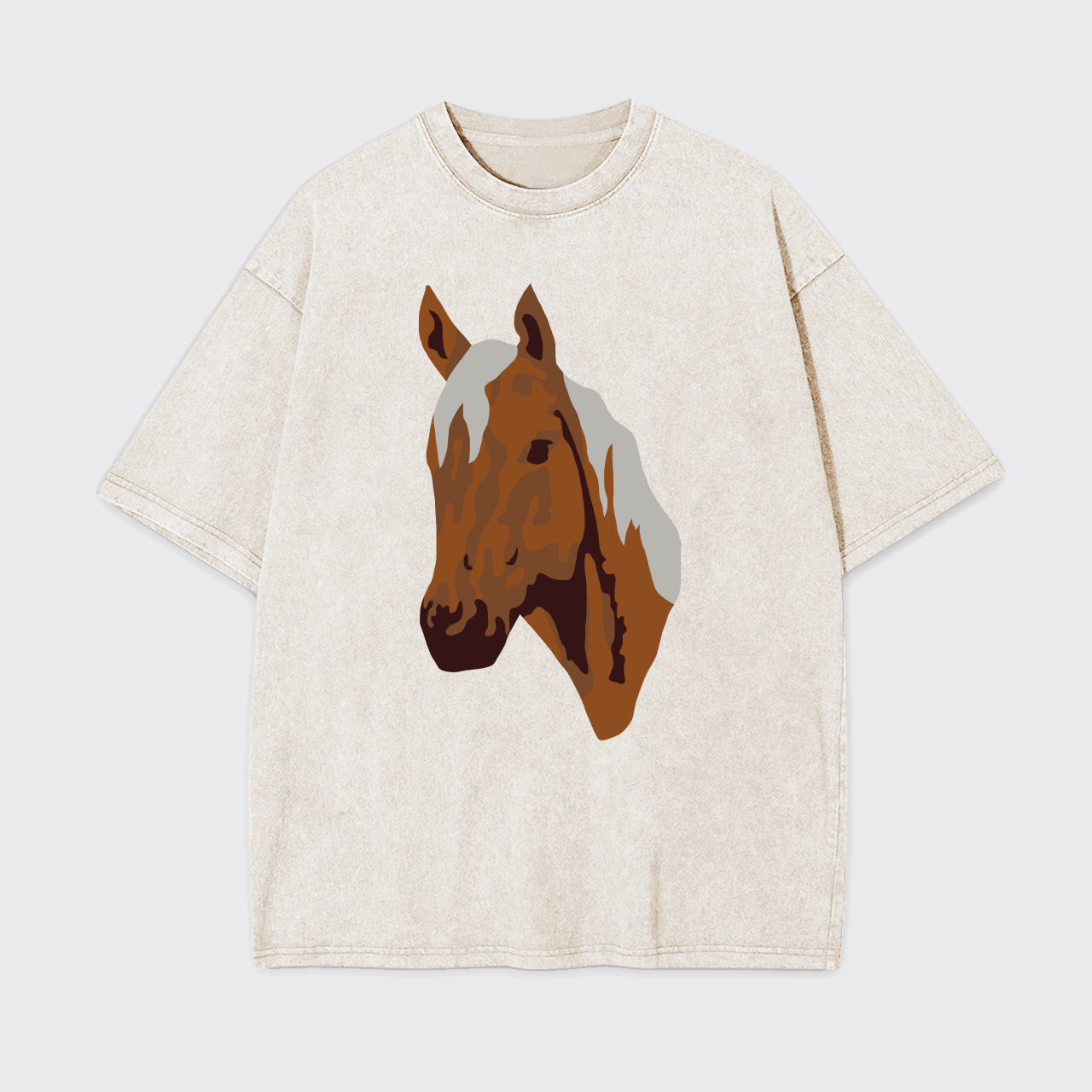 Rodeo Western Horse Garment-dye Tees